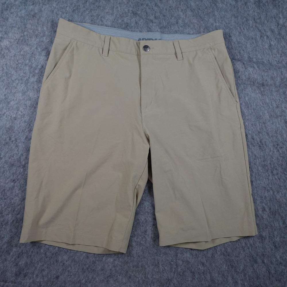 Adidas Shorts Mens 33 Tan Beige Khaki Ultimate365 Golf Performance Active